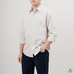 Áo sơ mi nam kẻ sọc D2SHOP, form Regular, chất liệu Oxford cao cấp SM-2433