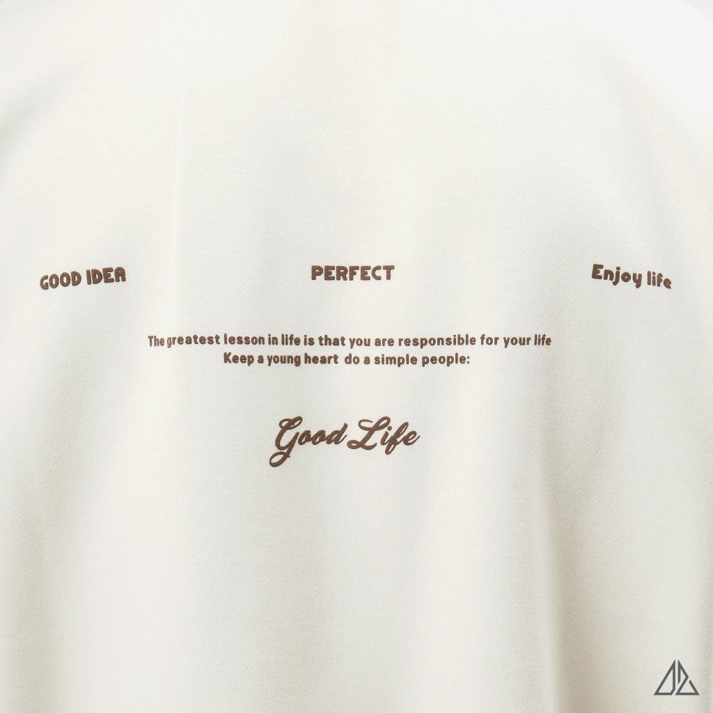 Áo Sweatshirt Nam D2SHOP in lưng YOUNGHEART, vải nỉ cao cấp TD-2607