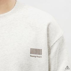 Áo Sweatshirt Nam D2SHOP in lưng YOUNGHEART, vải nỉ cao cấp TD-2607