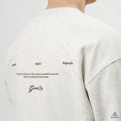 Áo Sweatshirt Nam D2SHOP in lưng YOUNGHEART, vải nỉ cao cấp TD-2607