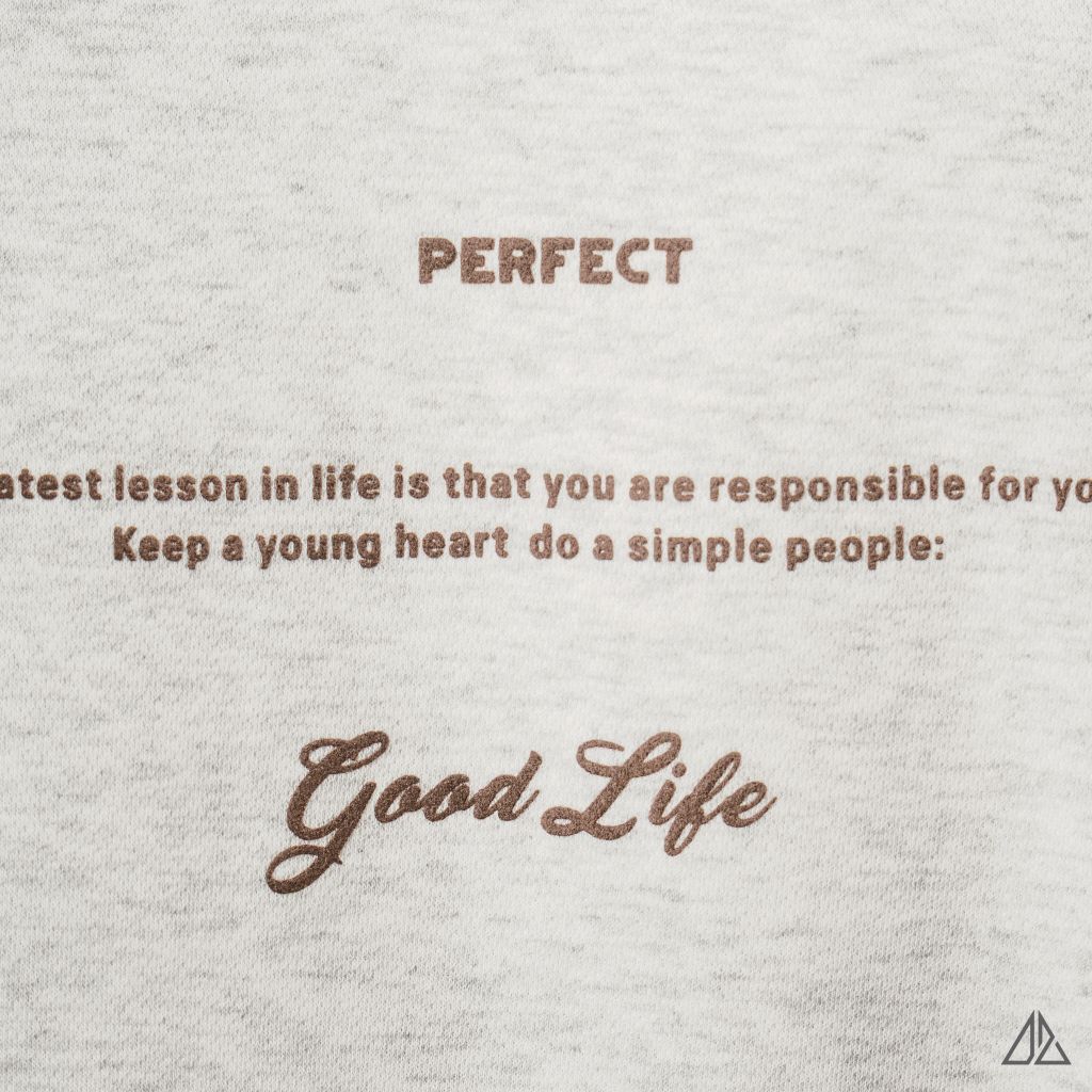 Áo Sweatshirt Nam D2SHOP in lưng YOUNGHEART, vải nỉ cao cấp TD-2607