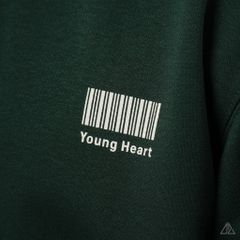 Áo Sweatshirt Nam D2SHOP in lưng YOUNGHEART, vải nỉ cao cấp TD-2607