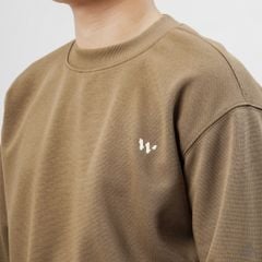Áo Sweatshirt Nam D2SHOP thêu chữ W, vải nỉ cao cấp TD-2609