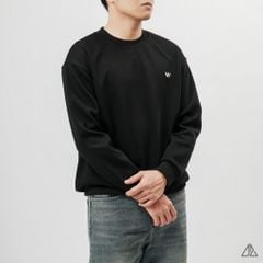 Áo Sweatshirt Nam D2SHOP thêu chữ W, vải nỉ cao cấp TD-2609