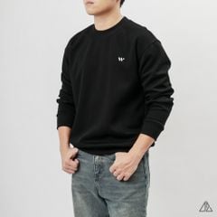 Áo Sweatshirt Nam D2SHOP thêu chữ W, vải nỉ cao cấp TD-2609