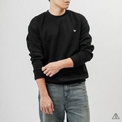 Áo Sweatshirt Nam D2SHOP thêu chữ W, vải nỉ cao cấp TD-2609