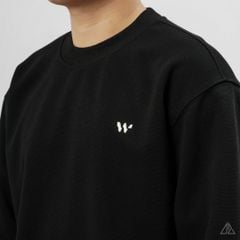 Áo Sweatshirt Nam D2SHOP thêu chữ W, vải nỉ cao cấp TD-2609
