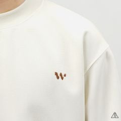 Áo Sweatshirt Nam D2SHOP thêu chữ W, vải nỉ cao cấp TD-2609