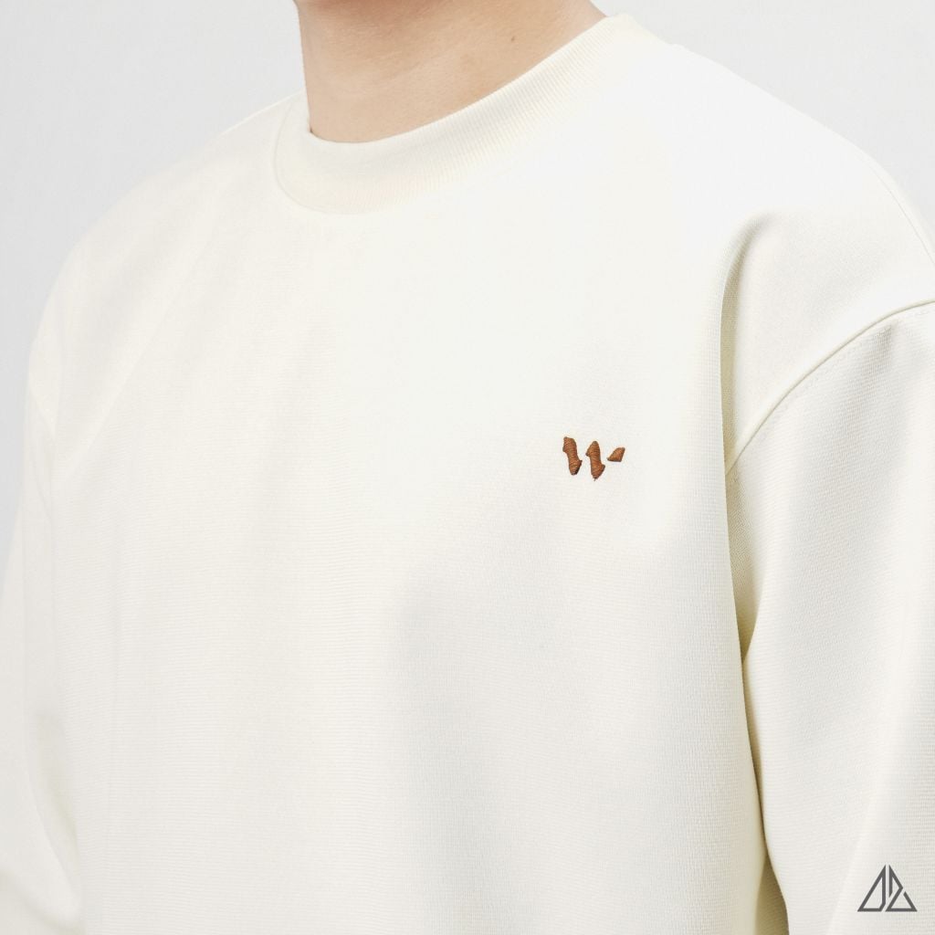 Áo Sweatshirt Nam D2SHOP thêu chữ W, vải nỉ cao cấp TD-2609