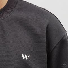 Áo Sweatshirt Nam D2SHOP thêu chữ W, vải nỉ cao cấp TD-2609