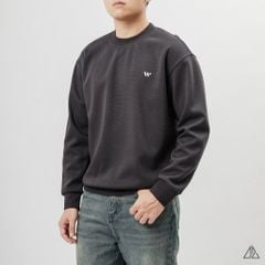 Áo Sweatshirt Nam D2SHOP thêu chữ W, vải nỉ cao cấp TD-2609