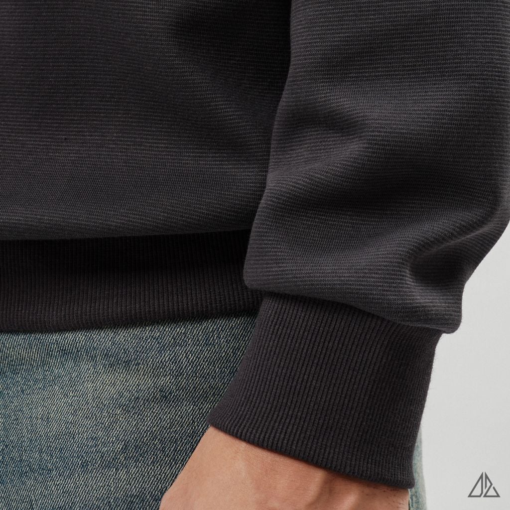 Áo Sweatshirt Nam D2SHOP thêu chữ W, vải nỉ cao cấp TD-2609