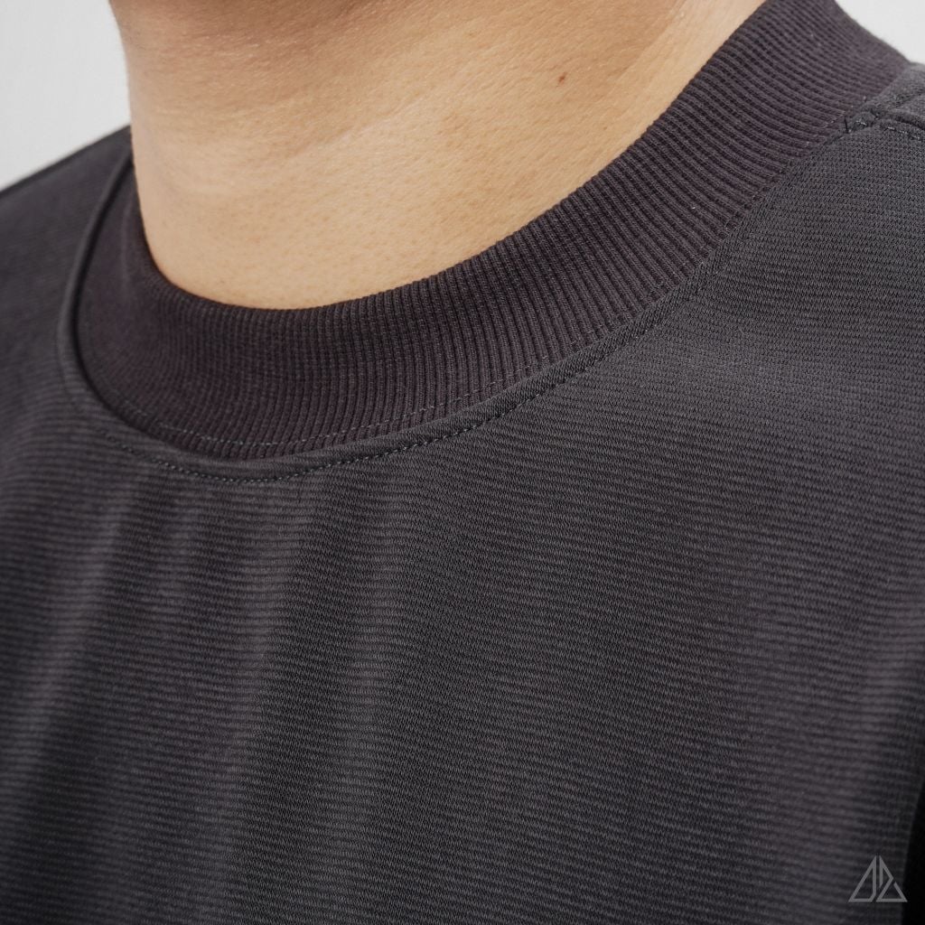 Áo Sweatshirt Nam D2SHOP thêu chữ W, vải nỉ cao cấp TD-2609