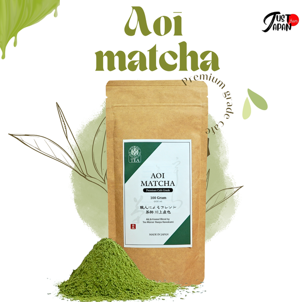 Bột trà xanh Aoi Matcha Premium Cafe Grade từ vùng Shizouka Nhật Bản 100gr