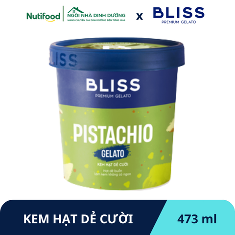  LIVE - KEM HẠT DẺ CƯỜI 473ML BLISS PREMIUM GELATO 