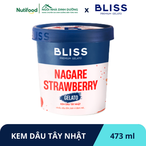  LIVE - KEM DÂU TÂY NHẬT 473ML BLISS PREMIUM GELATO 