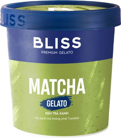  KEM TRÀ XANH 473ML BLISS PREMIUM GELATO 
