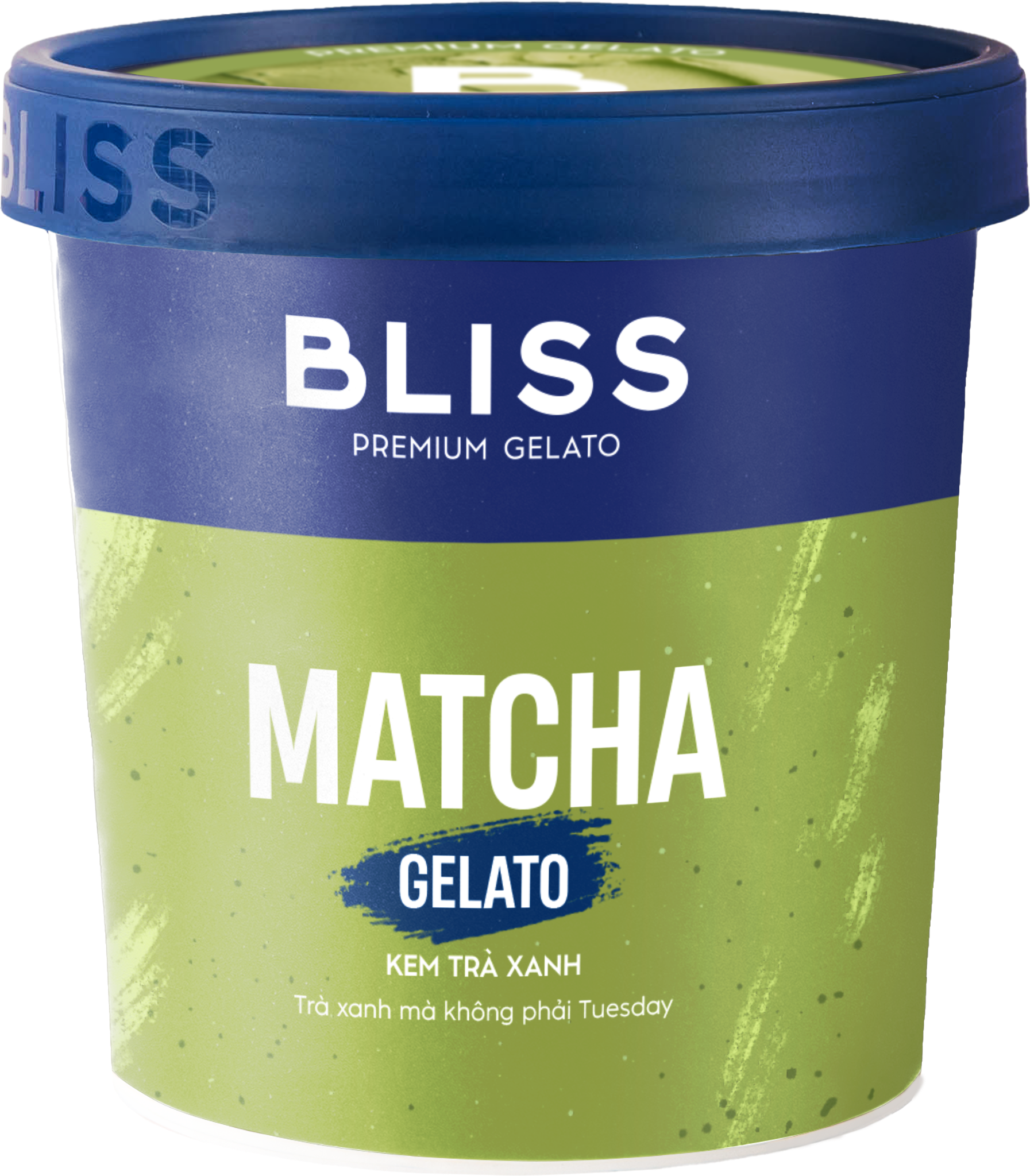  KEM TRÀ XANH 473ML BLISS PREMIUM GELATO 