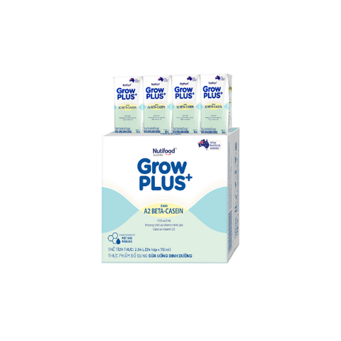  Thùng 24 hộp x 110ml sữa uống dinh dưỡng GrowPLUS+ A2 Beta-casein - LIVE GP+ 2204 