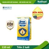  Sữa bột pha sẵn Nutifood GrowPLUS+ Sữa Non Tăng Đề Kháng 2+ hộp 110ml 