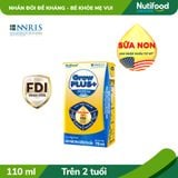  Sữa bột pha sẵn Nutifood GrowPLUS+ Sữa Non Tăng Đề Kháng 2+ hộp 110ml 