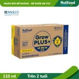  Sữa bột pha sẵn Nutifood GrowPLUS+ Sữa Non Tăng Đề Kháng 2+ hộp 110ml 