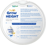  Sữa bột Nuvi Grow Height 1+ Lon 800g 
