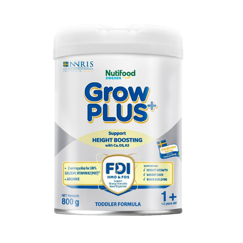  Sữa bột GrowPLUS+ Cao Lớn Vượt Trội trên 1 tuổi Lon 800g 