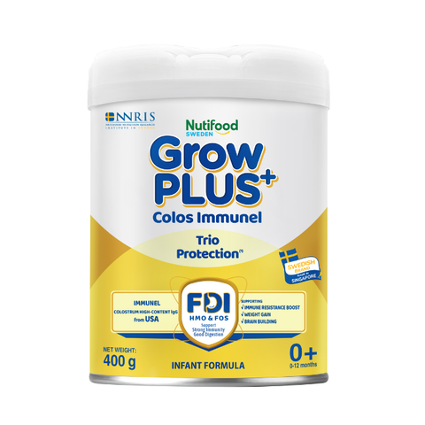  Sữa Bột Nutifood Sweden GrowPLUS+ Sữa Non Immunel từ 0 - 12 tháng lon 400g 