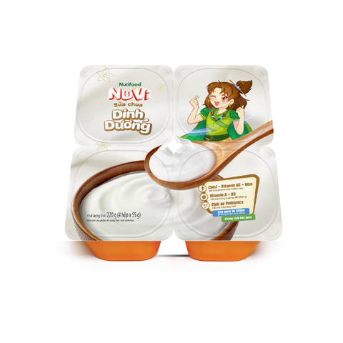  NuVi Sữa Chua Ăn Vị Dinh Dưỡng x hộp 55g 