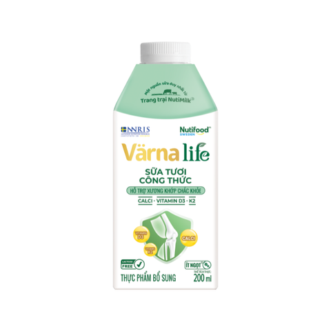  Thực phẩm bổ sung Värna Life sữa tươi công thức (Xanh) - Quà tặng 