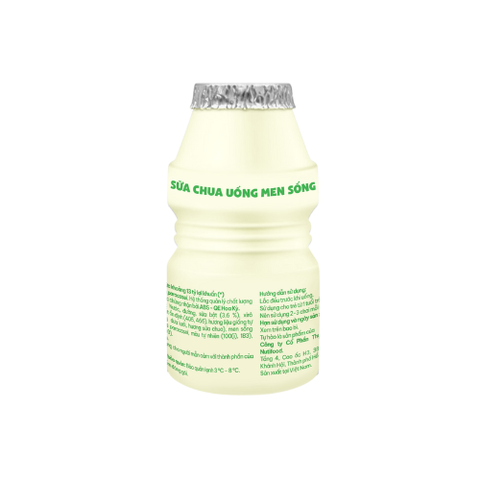  Sữa chua uống men sống NuVi hương Dưa lưới chai 65ml 