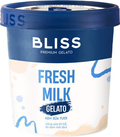  KEM SỮA TƯƠI 473ML BLISS PREMIUM GELATO 