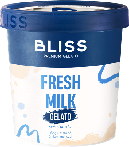  Kem Sữa Tươi (Fresh Milk Gelato) 473ml 