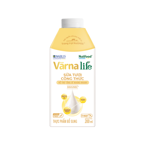  Thực phẩm bổ sung Varna Life sữa tươi công thức (Vàng) 