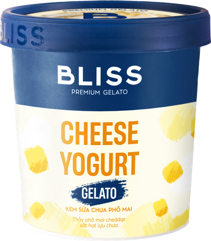  KEM SỮA CHUA PHÔ MAI 473ML BLISS PREMIUM GELATO 