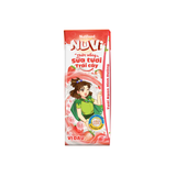  NuVi Thức Uống Sữa Tươi Trái Cây Vị Dâu 180ml 