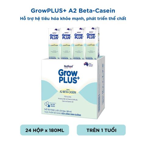  GrowPLUS+ A2 Beta-Casein 180ml thùng 24 hộp - LIVE GP+ 