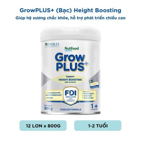  Sữa bột GrowPLUS+ Cao Lớn Vượt Trội trên 1 tuổi Lon 800g 