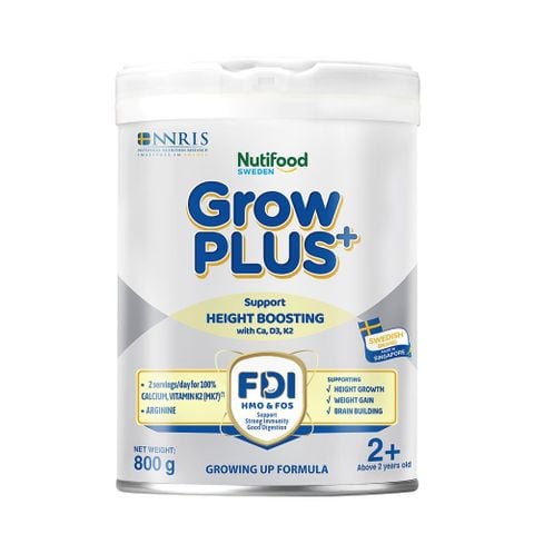  Sữa bột GrowPLUS+ Cao Lớn Vượt Trội trên 2 tuổi Lon 800g 