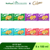 CÁ TỨ QUÝ (8 bánh cá x 100ml) - KEM CEL BÁNHCÁ VANI ĐẬUĐỎ 100ML(70G) + KEM CEL BÁNHCÁ TSỮA TCHÂU 100ML(70G) + KEM CEL BÁNHCÁ TRÀSỮA KHOAIMÔN 100ML + KEM CEL BCÁ SOCOLA LÚAMẠCH 100ML(70G)