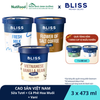 CAO SẢN VIỆT NAM (3 hộp x 473ml) - Kem Sữa Tươi (Fresh Milk Gelato) + Cà Phê Hoa Muối (Flower of Salt Coffee Gelato) + Vani (Vietnamese Vanilla Bean Gelato)