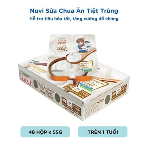  NuVi Sữa Chua Ăn Vị Dinh Dưỡng x hộp 55g 