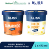 COUPLE BUNDLE 1 (2 hộp x 473ml) - Kem Me Muối Ớt Sorbet (Tamarindo Sorbet) + Sữa Chua Phô Mai (Cheese Yogurt Gelato)