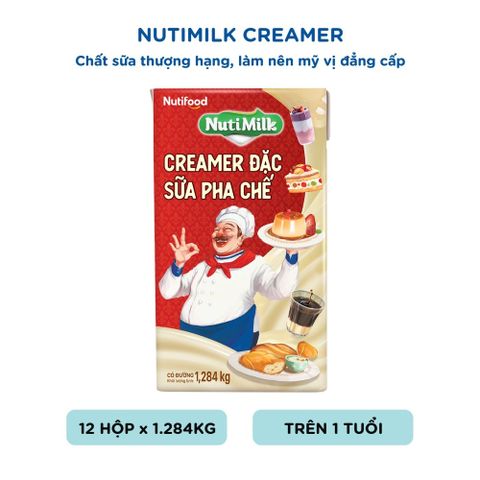  Creamer đặc sữa pha chế NutiMilk Hộp 1.284kg 