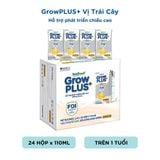  Sữa Bột Pha Sẵn Vị Chuối Nutifood GrowPLUS+ Suy Dinh Dưỡng 110ml thùng 24 hộp - LIVE GP+ 