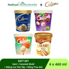 GIFT SET (4 hộp x 460ml) - KEM HỘP GIẤY CEL VANI + CARAMEL MUỐI + SCHUA KEM CEL MĂNG CỤT TÁO TÂY + SCHUA KEM CEL HỒNG TREO GIÓ