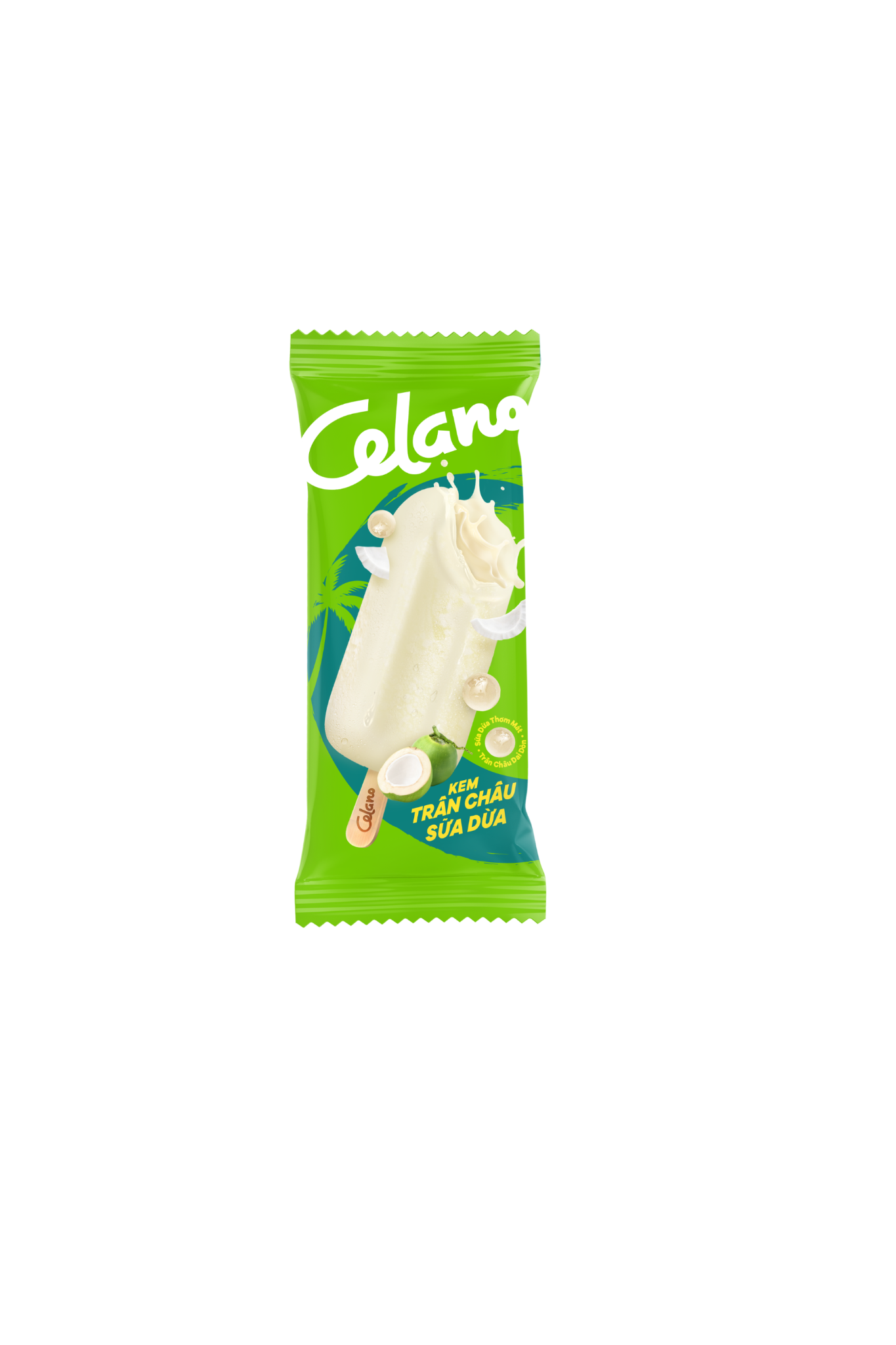  KEM QUE CELANO DỪA TRÂN CHÂU 75GX20 