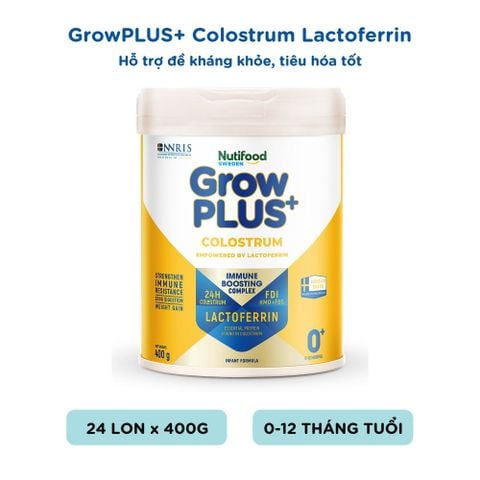  Sữa Bột GrowPLUS+ Colostrum Lactoferrin 0+ 400g 
