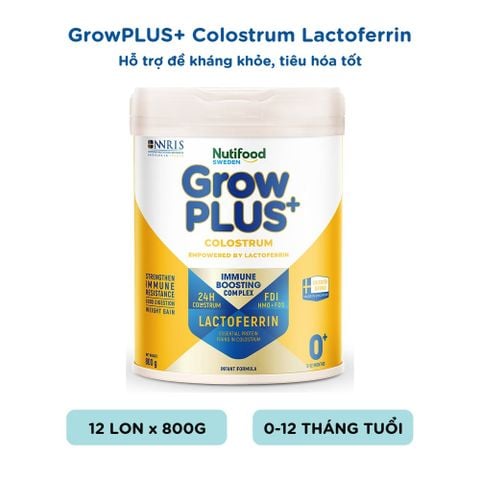  Sữa Bột GrowPLUS+ Colostrum Lactoferrin 0+ 800g 